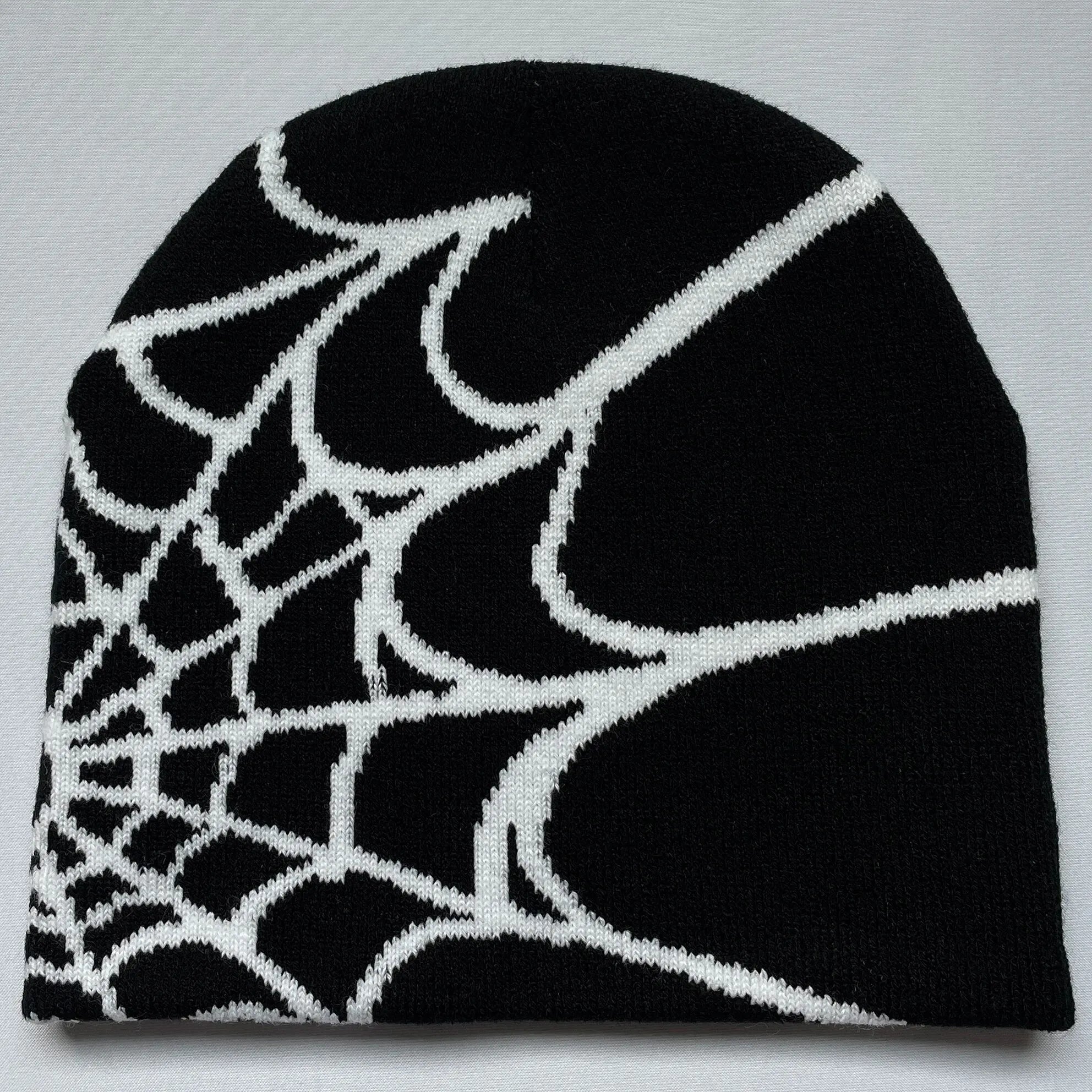 Four Seasons Men'S and Women'S Universal Y2K Knit Hat Spider Web Riding Outdoor Sports Fashion Hat
